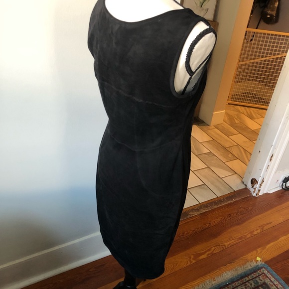 NWT | Philosophy | Fitted Sleeveless Suede Dress by Philosophy Dresses - Picture 5 of 5